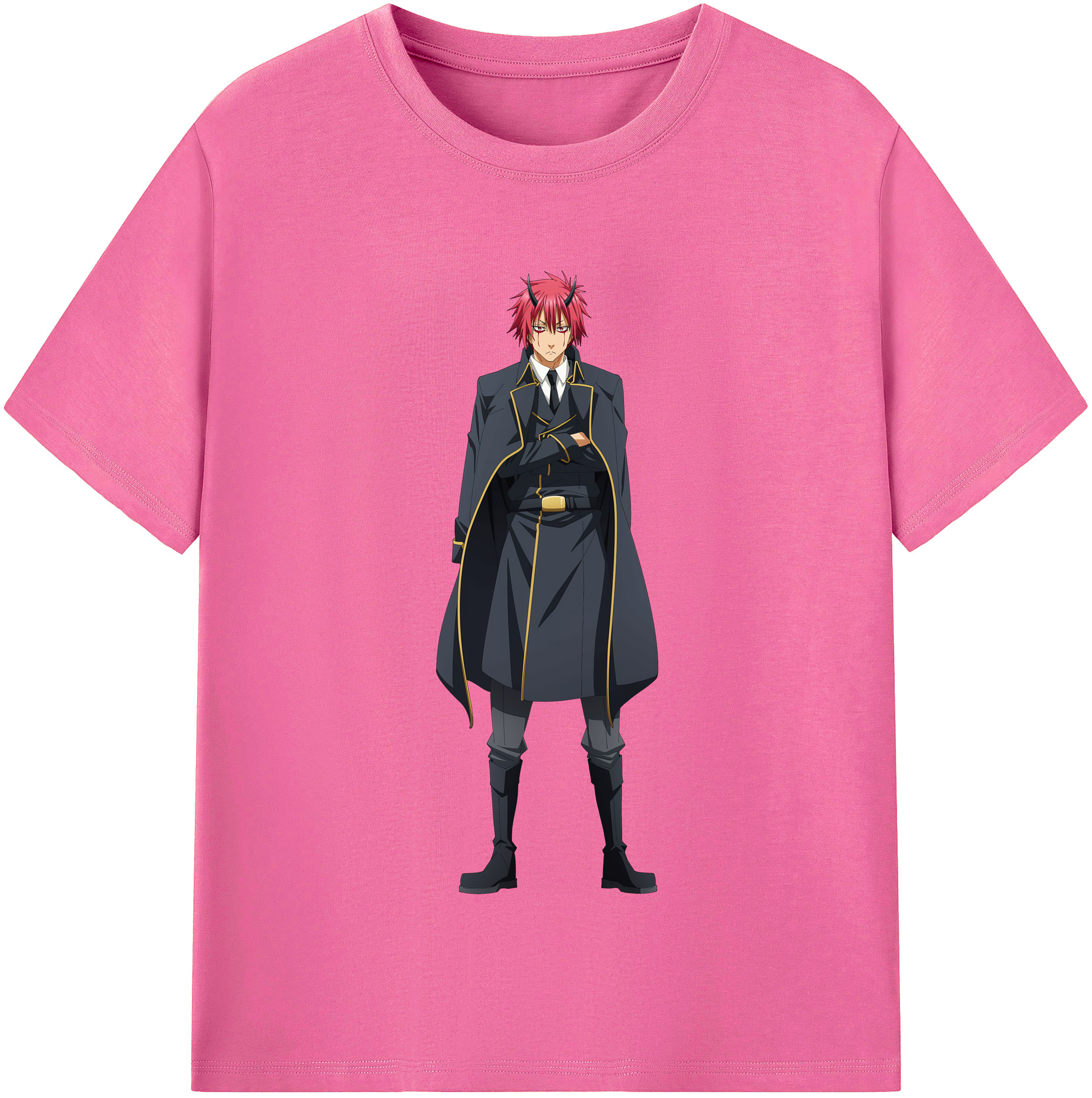 （画像用） 転スラ Regarding Reincarnated to Slime レディースカジュアルプリントTシャツ（綿100％）